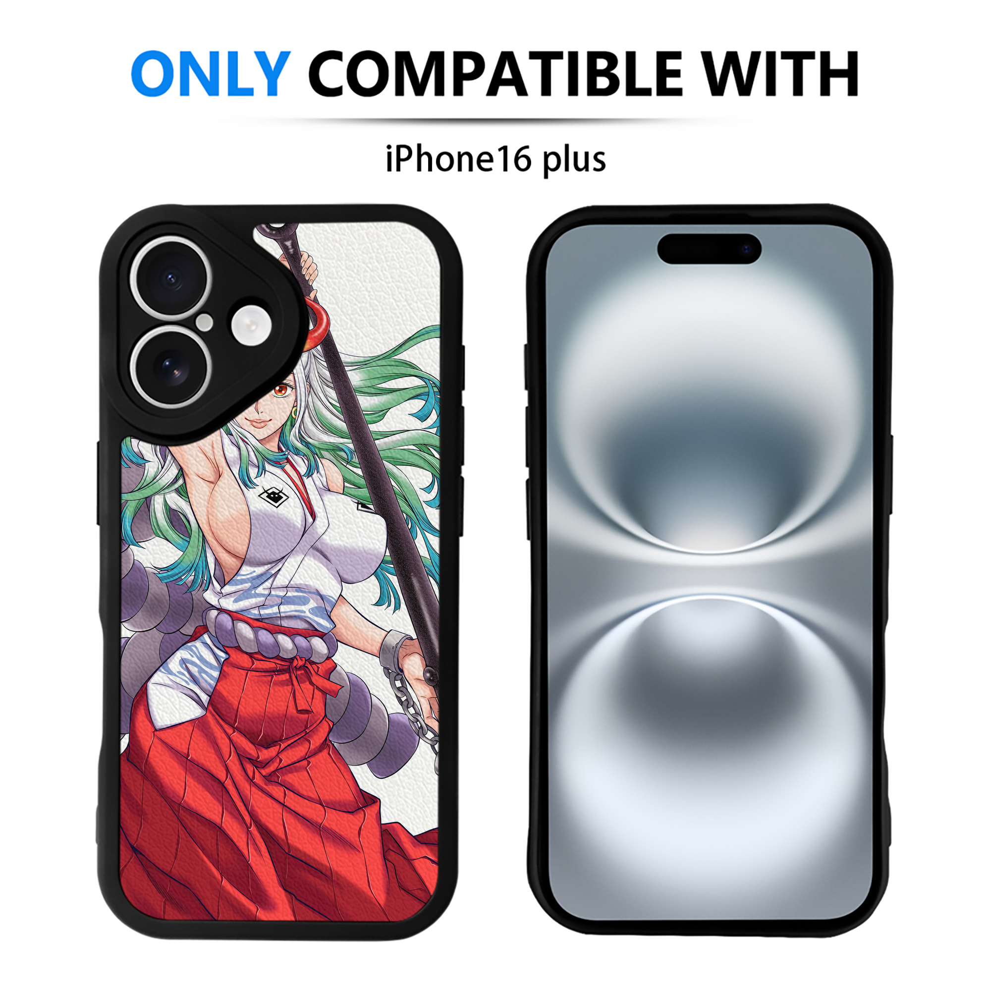 （画像用） ワンピース ONE PIECE 【iPhone 16シリーズ対応】シリコンスマホケース（レザー調） 材質：シリコン